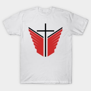 Cross of Jesus Christ and wings - a symbol of the Spirit T-Shirt